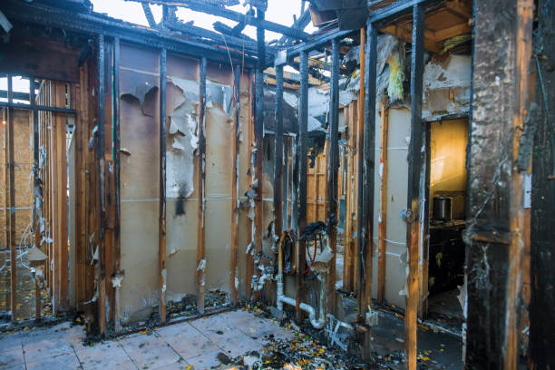 Professional Fire Damage Repair technician working in Oceano, CA